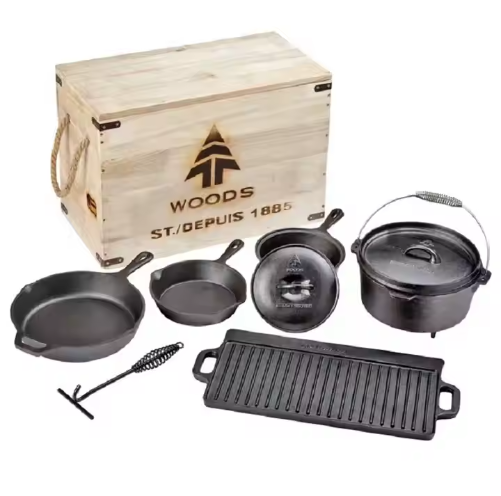 Cast Iron Campfire Cooking Set